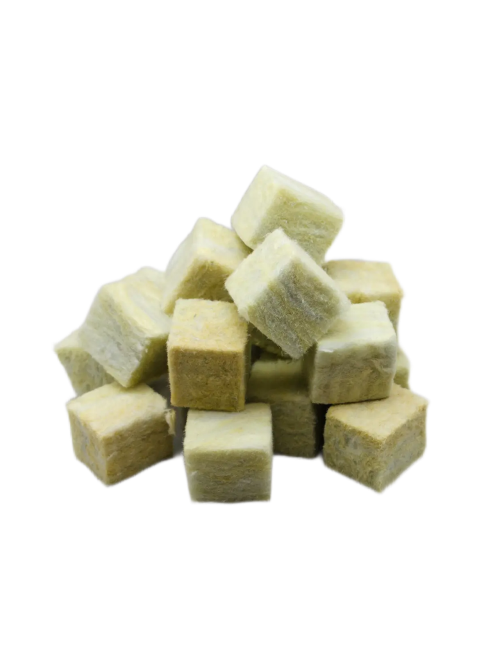 1 (1) Минераловатные пробки для рассады и проращивания семян 3,5x3,5x4 см (1 уп, 1000 шт Оптом) — изображение 1